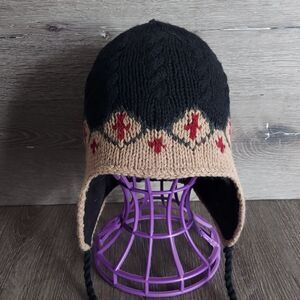 Marmot Wool Blend Ear Flap Winter Hat One Size